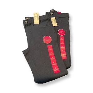 Girls Uniform (Lot Of 2 Pants) Ponte Knit Pull On
Jeggings - Tidal